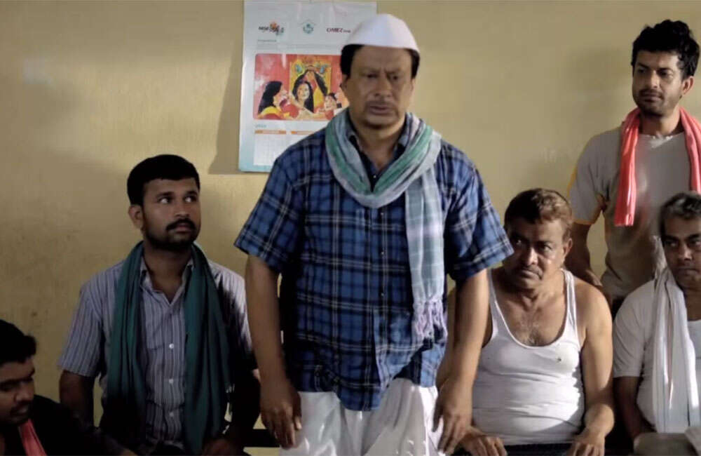 A still from Annadatha