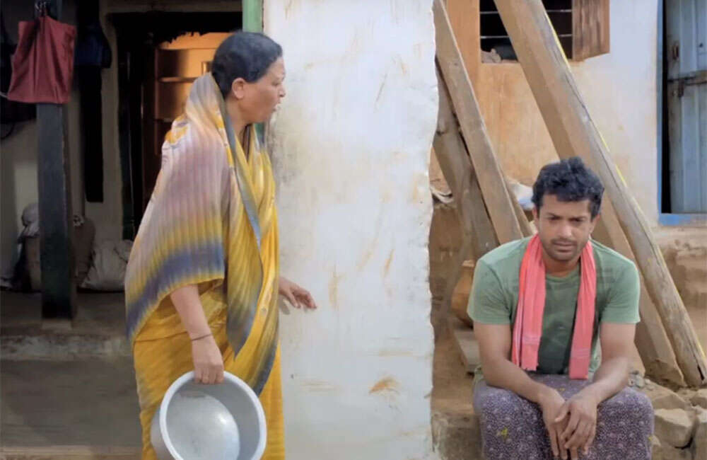 A still from Annadatha
