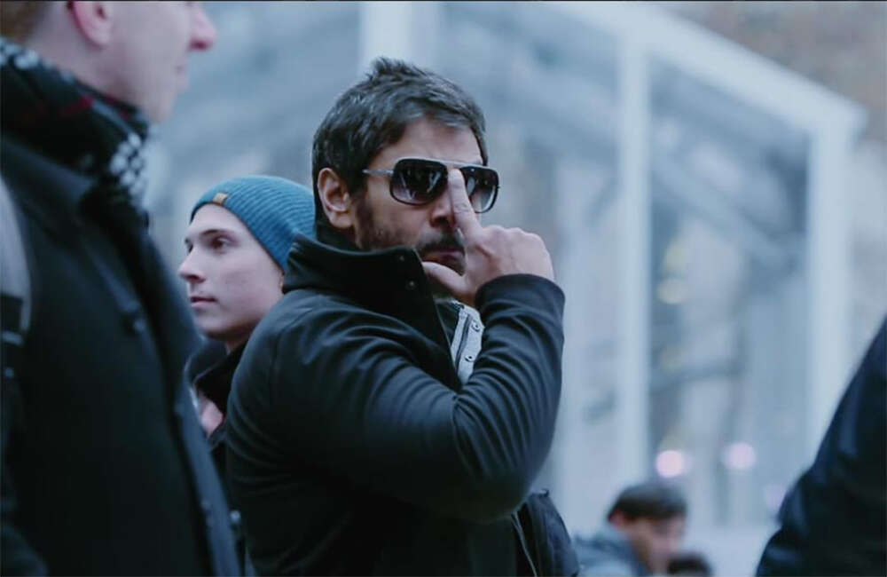 A still from Dhruva Natchathiram