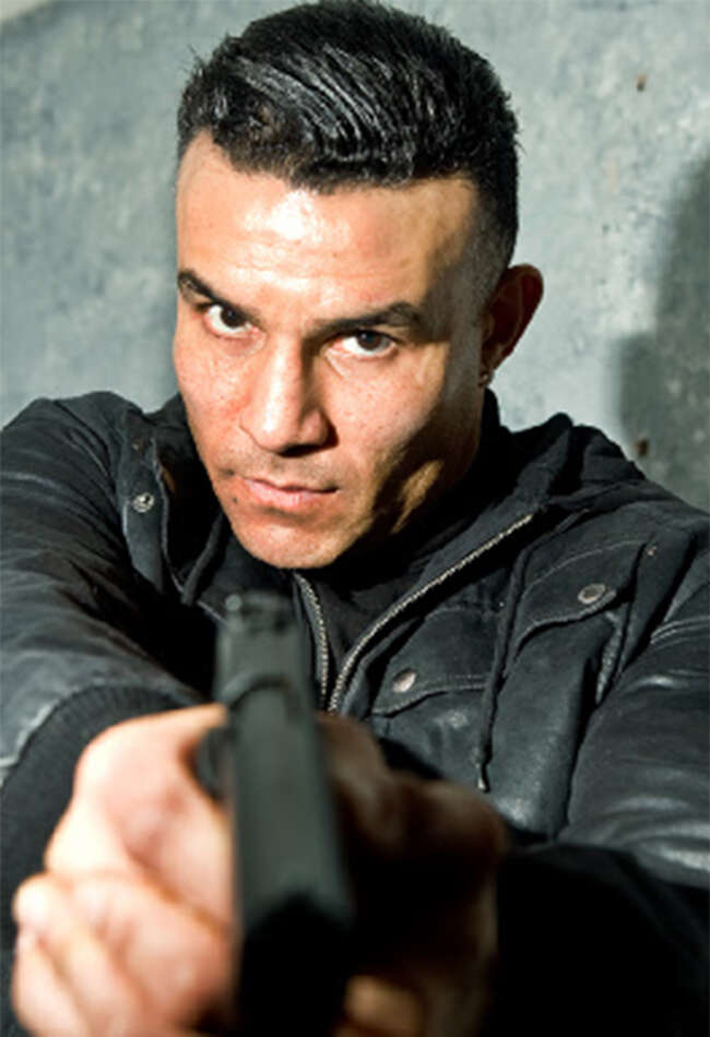 A still from Mob Handed