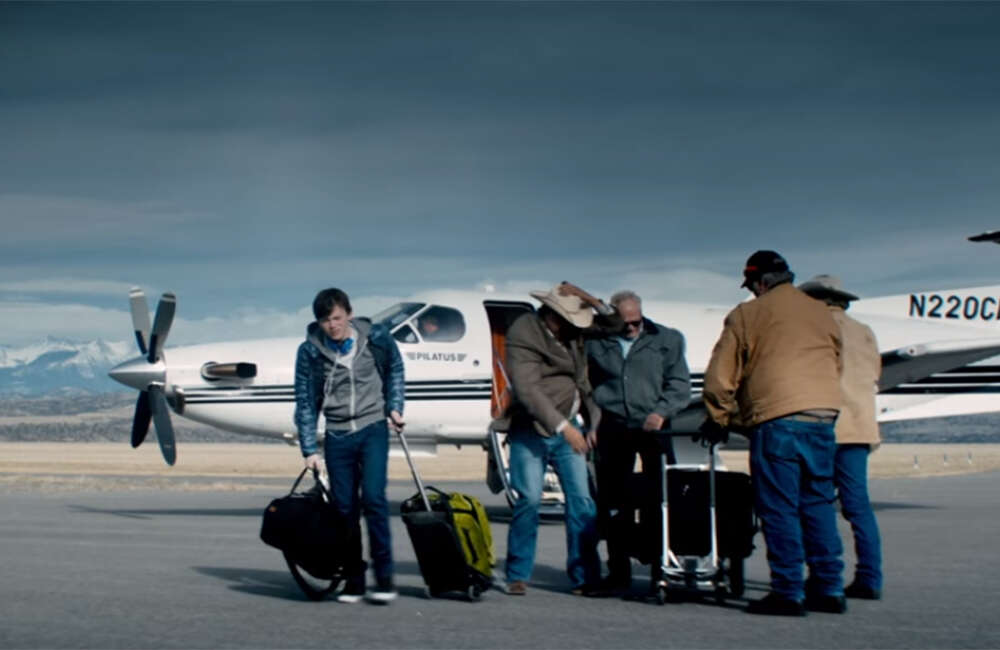 A still from Walking Out