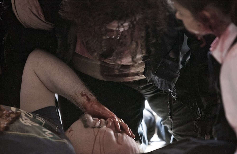 A still from Virus Of The Dead