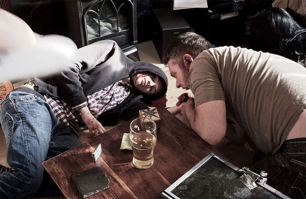A still from Virus Of The Dead