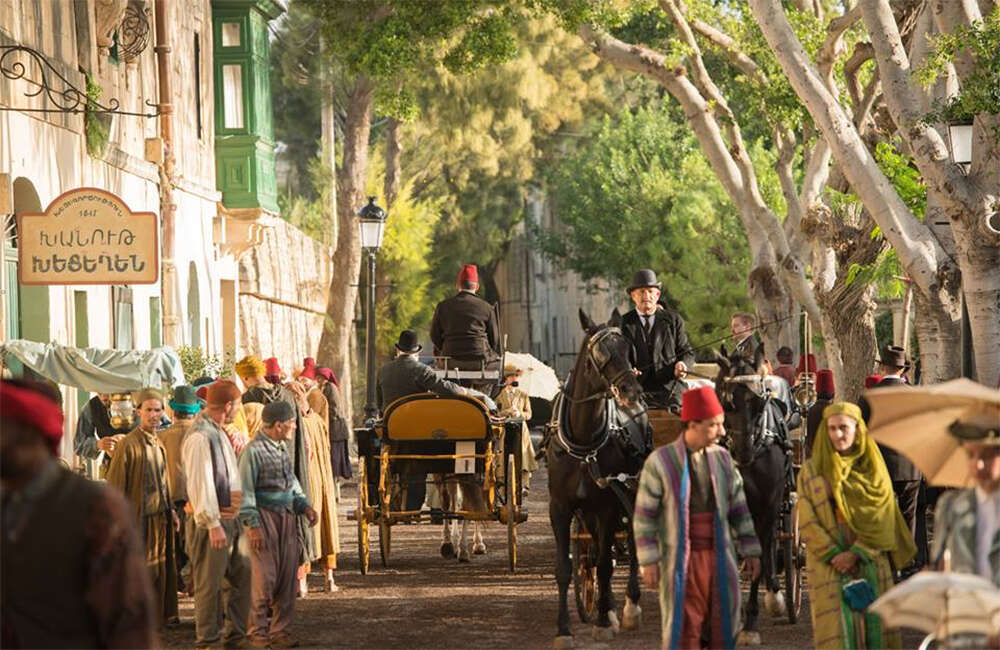 A still from The Promise