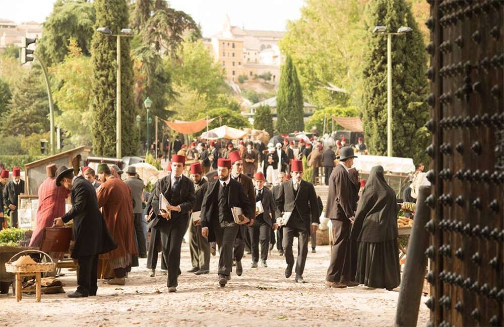 A still from The Promise