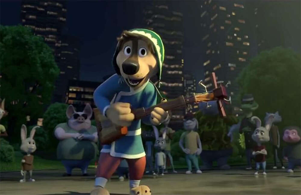 A still from Rock Dog