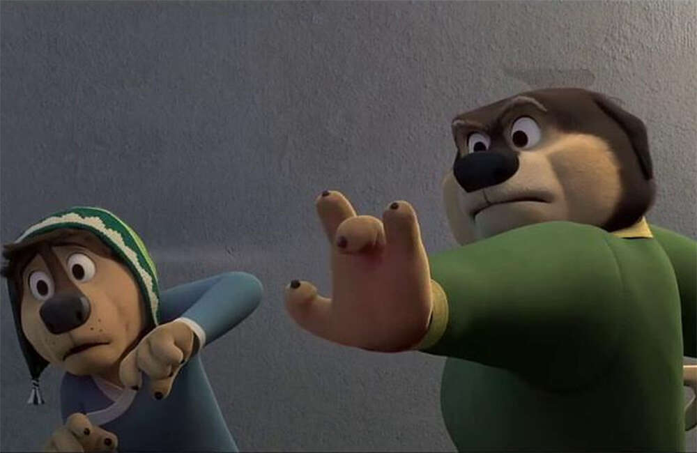 A still from Rock Dog