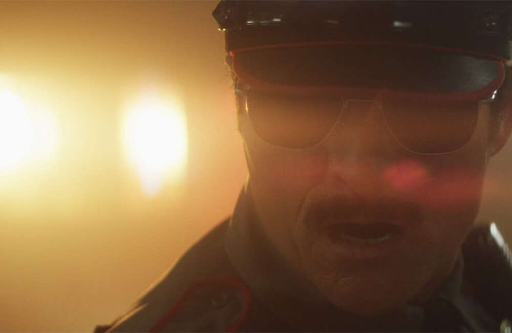 A still from Officer Downe