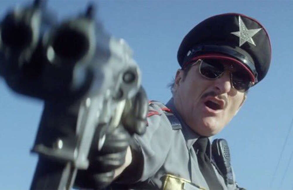 A still from Officer Downe