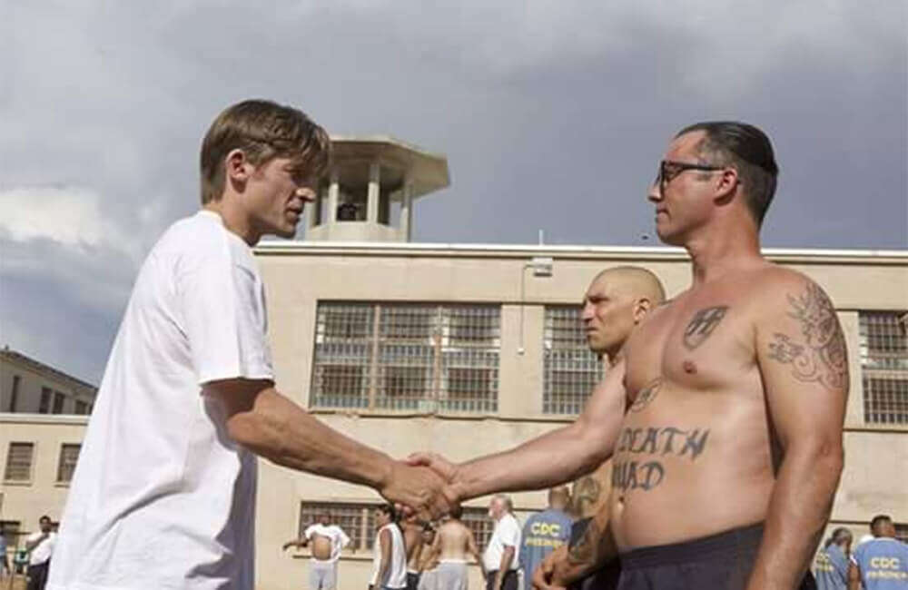 A still from Shot Caller