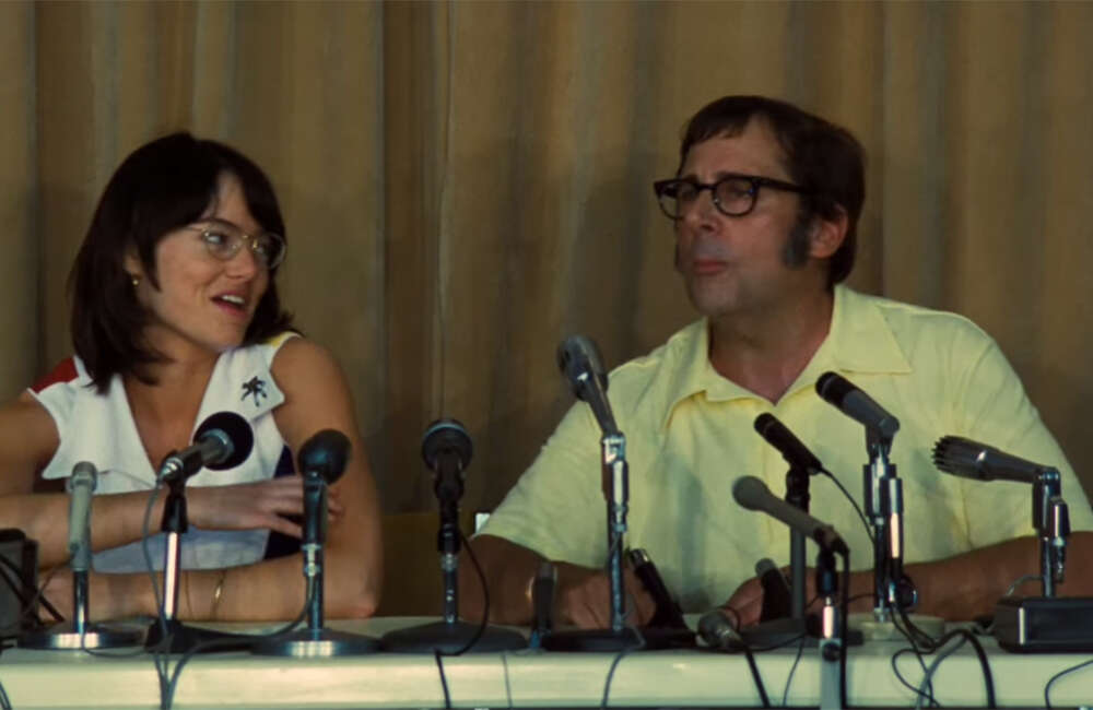A still from Battle Of The Sexes