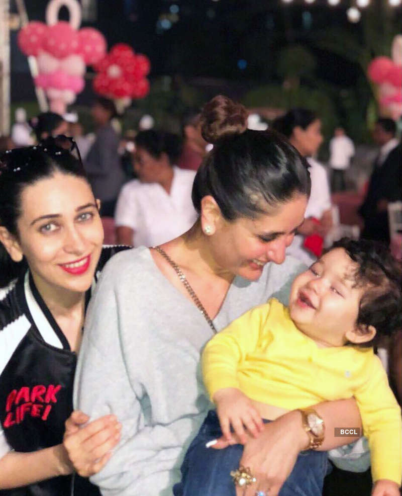 Taimur's day out with Karan Johar's twins on Adira's birthday