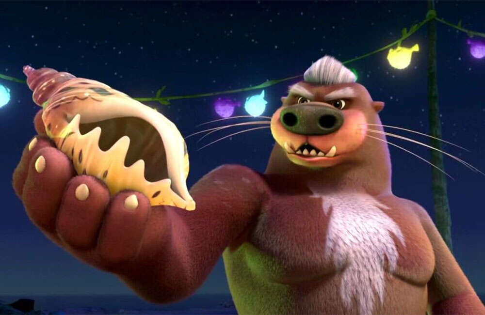 A still from Surf's Up 2: WaveMania