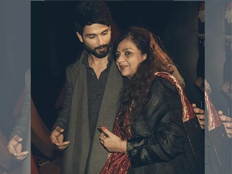 Shahid Kapoor shares an adorable picture with mother Neelima Azeem