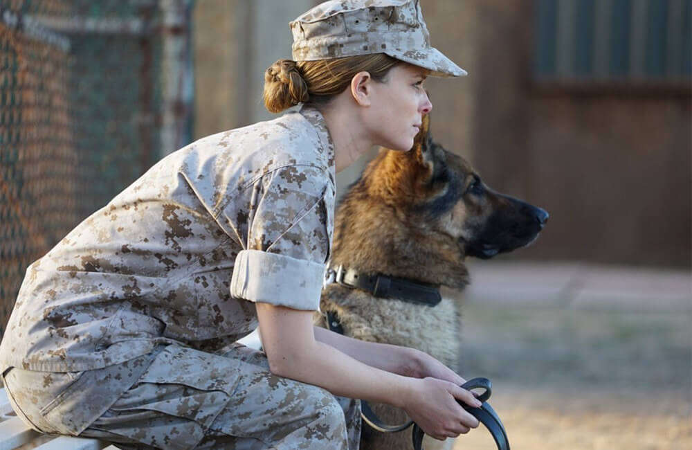 A still from Megan Leavey