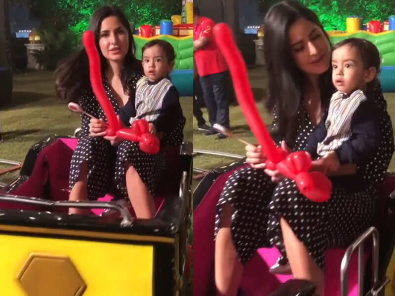 Watch: Katrina Kaif is Ahil Sharma’s date at Rani Mukerji’s daughter Adira’s birthday