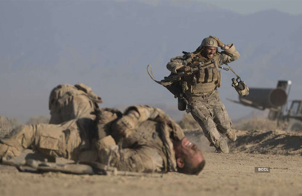 A still from The Wall