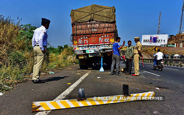4 killed in road accident as car rammed into truck