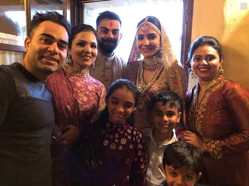 Wedding pic: Virat Kohli and Anushka Sharma tie the knot