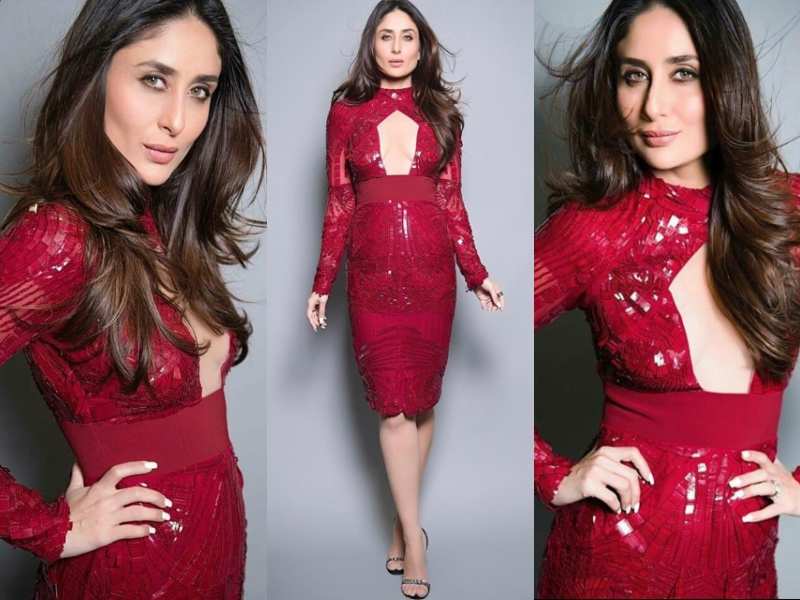 Pic: Kareena Kapoor Khan amps up the oomph quotient in a scintillating red number