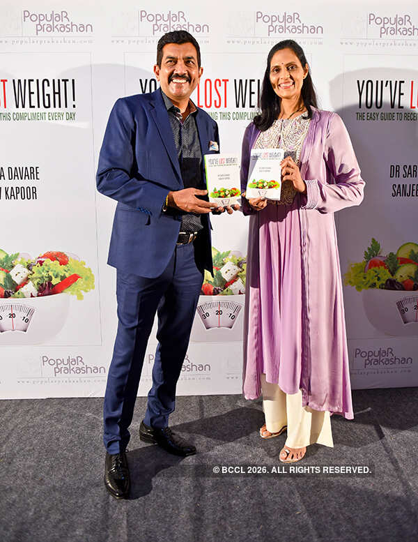Master Chef Sajeev Kapoor And Dr Sarita Davare At The Book Launch Of You Ve Lost Weight On December 12 2017 In Mumbai Photogallery master chef sajeev kapoor and dr sarita