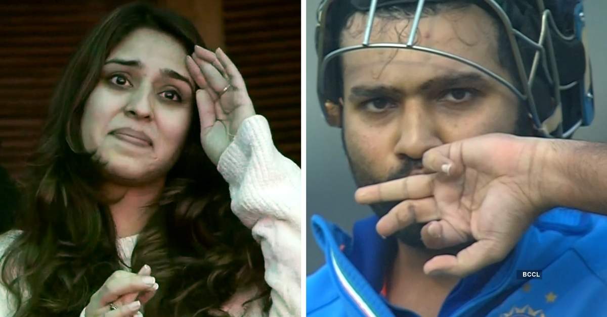 Ritika gets emotional as Rohit kisses & dedicates his historical knock to her