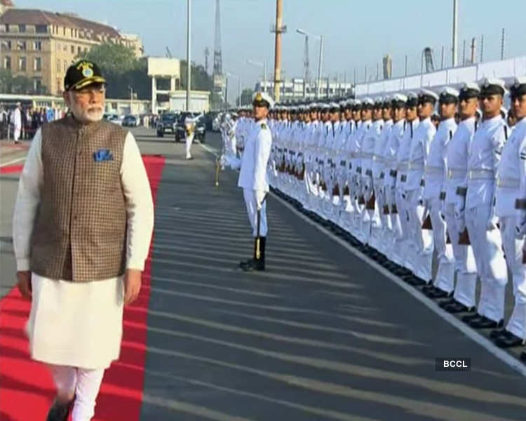 PM Modi dedicates submarine INS Kalavari to the nation