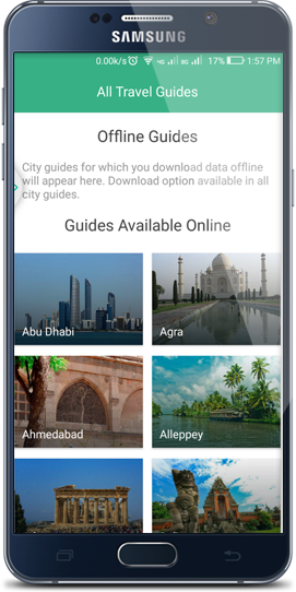 offline travel guide app