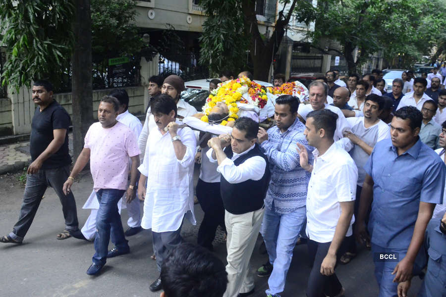 Bollywood celebs attend Neeraj Vora's funeral