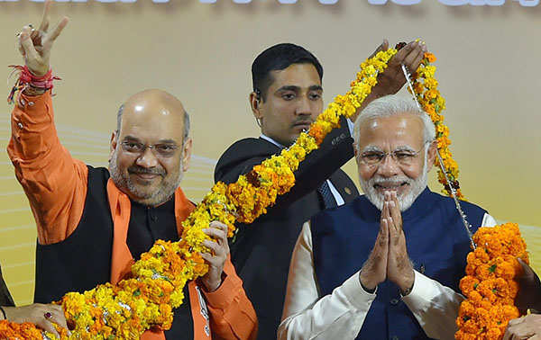 PM Modi Hails BJP's Victory In Gujarat And Himachal Photogallery - ETimes