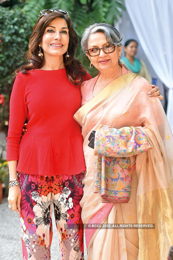 Devi Cherian and Sharmila Tagore