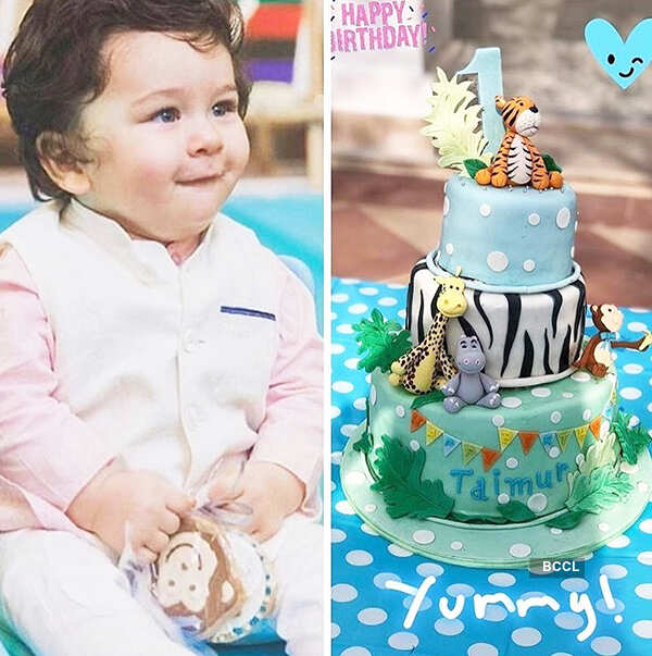 Taimur on his first birthday
