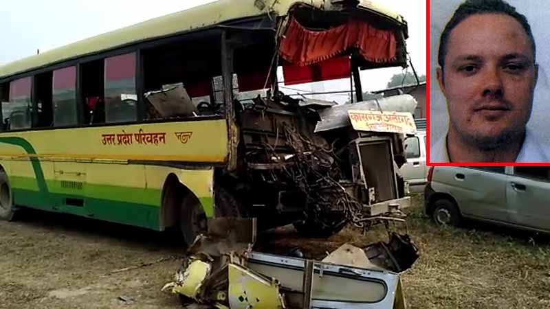 Australian National Killed As Up Roadways Bus Rams Bike On Yamuna