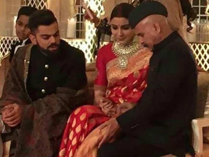 Anushka Sharma's dad spends some time with the newlyweds