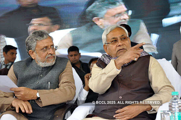 Nitish Kumar and Sushil Modi