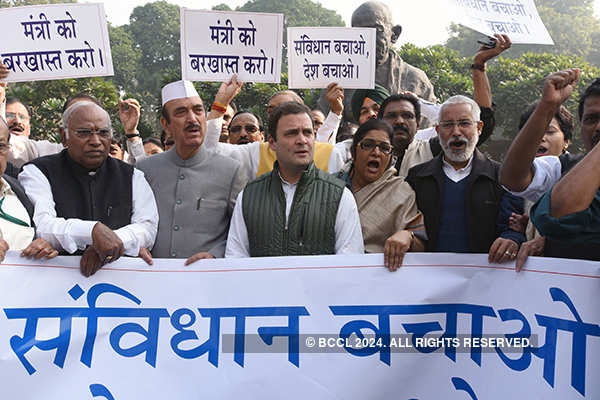 Constitution under attack by BJP: Rahul Gandhi