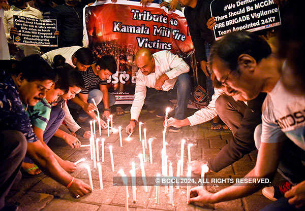 Candlelight vigil held for Kamala Mills fire victims