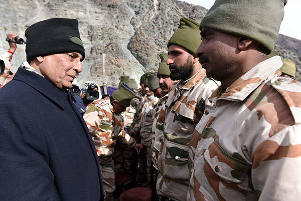 Govt to link all posts along Sino-India border by roads: Rajnath