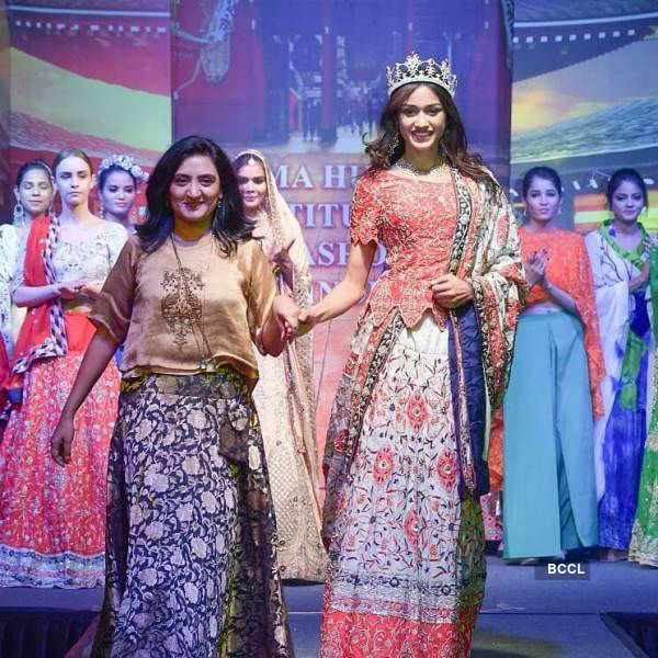 Priyanka Kumari turns Showstopper at AIFT Fashion Festival