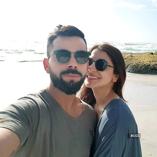 This is how Anushka Sharma cheers for hubby Virat Kohli even while she’s busy shooting