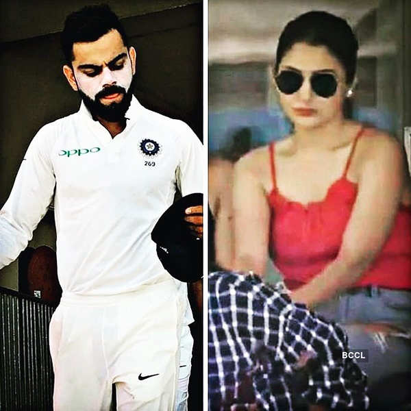 This is how Anushka Sharma cheers for hubby Virat Kohli even while she’s busy shooting