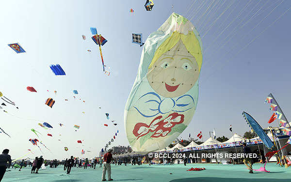 Designer kites steal the show at Kite Festival in Ahmedabad