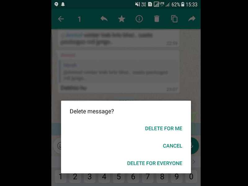 'Unsend' messages