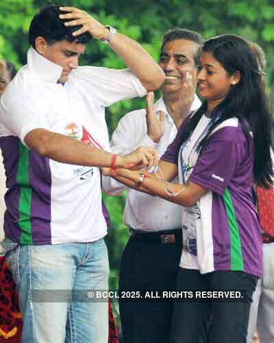 Queen's baton in Kolkata 