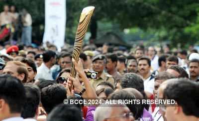 Queen's baton in Kolkata 