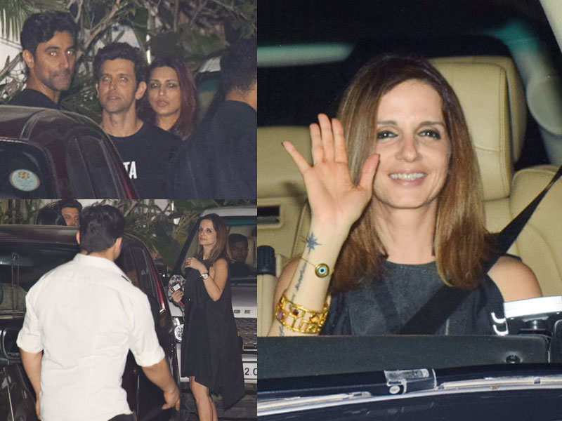 Pics: Sussanne Khan parties it up with Hrithik Roshan at his birthday bash