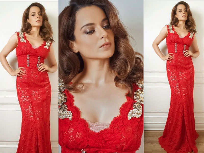 Kangana Ranaut turns up as a diva in red on the sets of ‘India’s Next Superstar’