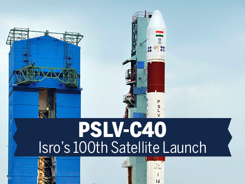 Infographic: Isro’s 100th Satellite Launch - Pslv-c40 Cartosat-2 Series 