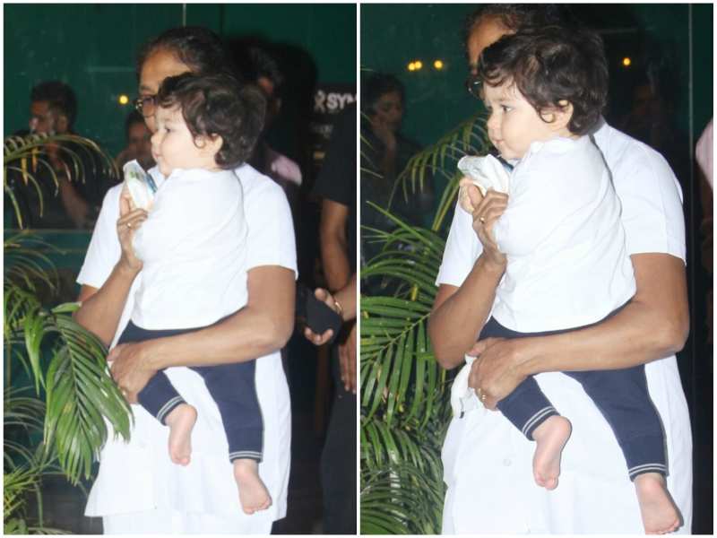 Pic: Taimur Ali Khan looks like an absolute delight in white