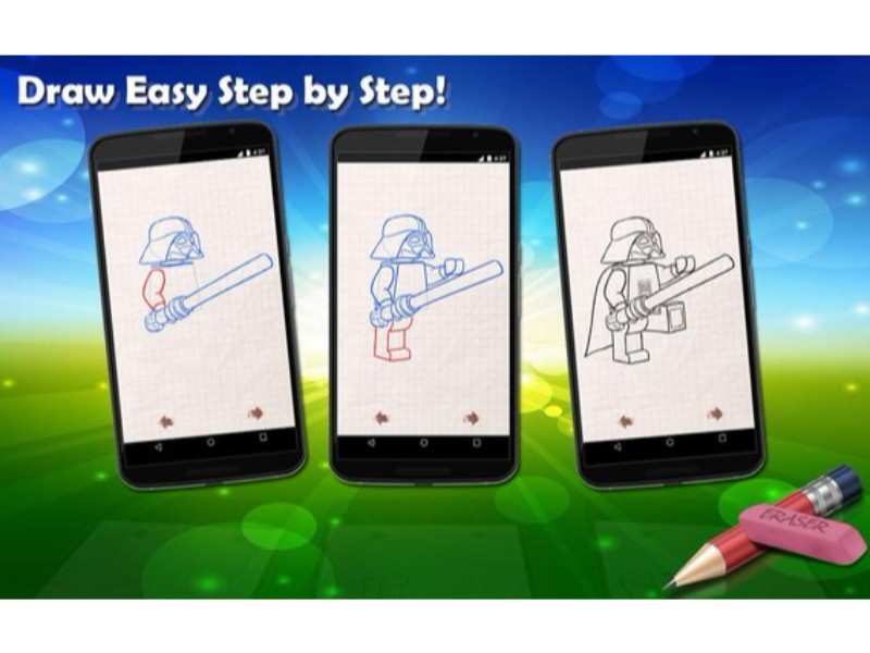 Drawing Lessons Lego Star Wars